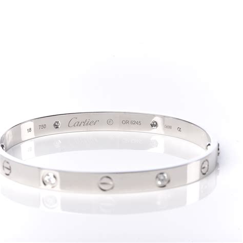 love cartier bracciale|cartier love bracelet white gold.